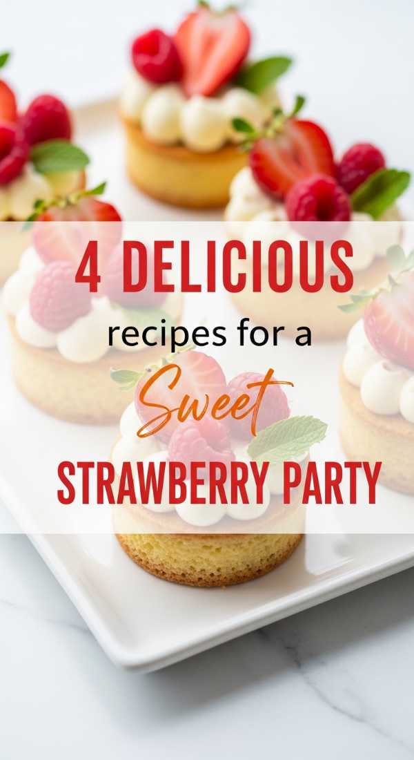 4 Delicious Recipes For A Strawberry Party 6a0db3bcb7cc1