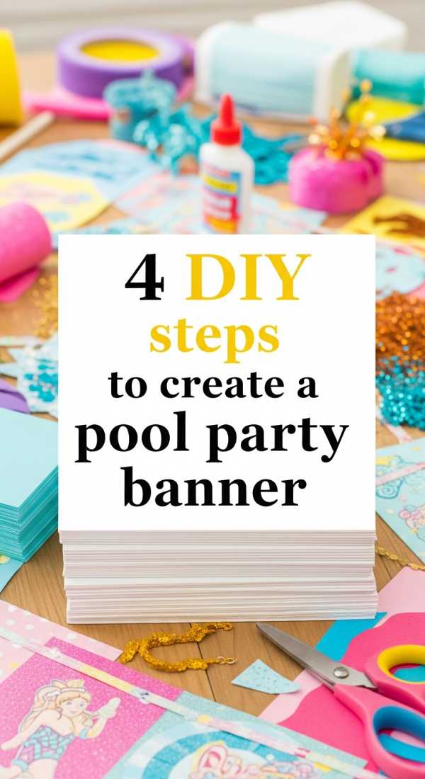 4 Diy Steps To Create A Pool Party Banner 6a18a699e7b45
