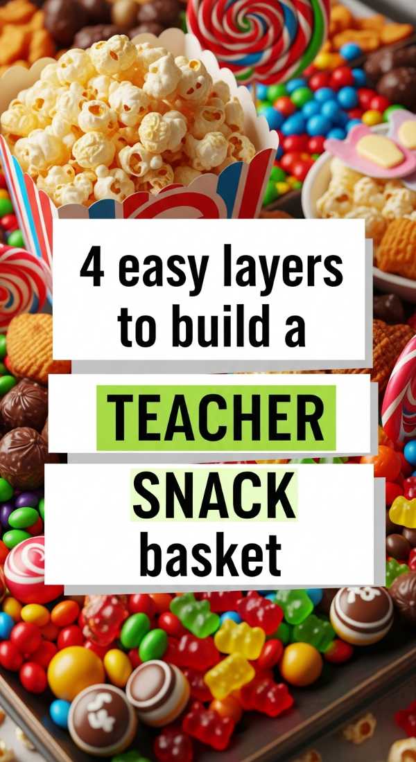 The Ultimate Teacher Appreciation Gift Guide: Creative & Budget-Friendly 4 Easy Layers To Build A Teacher Snack Basket 6a057d9b6c550
