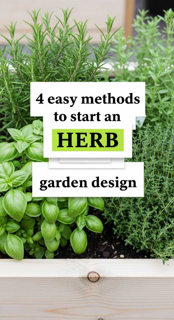 10 Minimalist Landscaping Tips for a Contemporary Outdoor Oasis 4 Easy Methods To Start An Herb Garden Design 69fb223005f02
