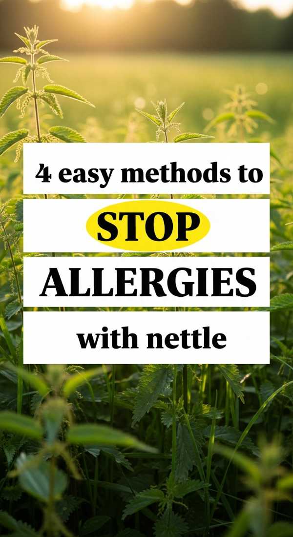 4 Easy Methods To Stop Allergies With Nettle 69f47b4e931d6