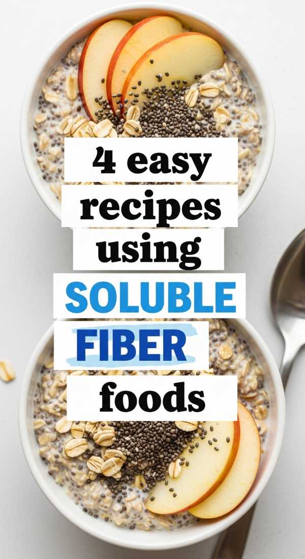 4 Easy Recipes Using Soluble Fiber Foods 69f59f7964698