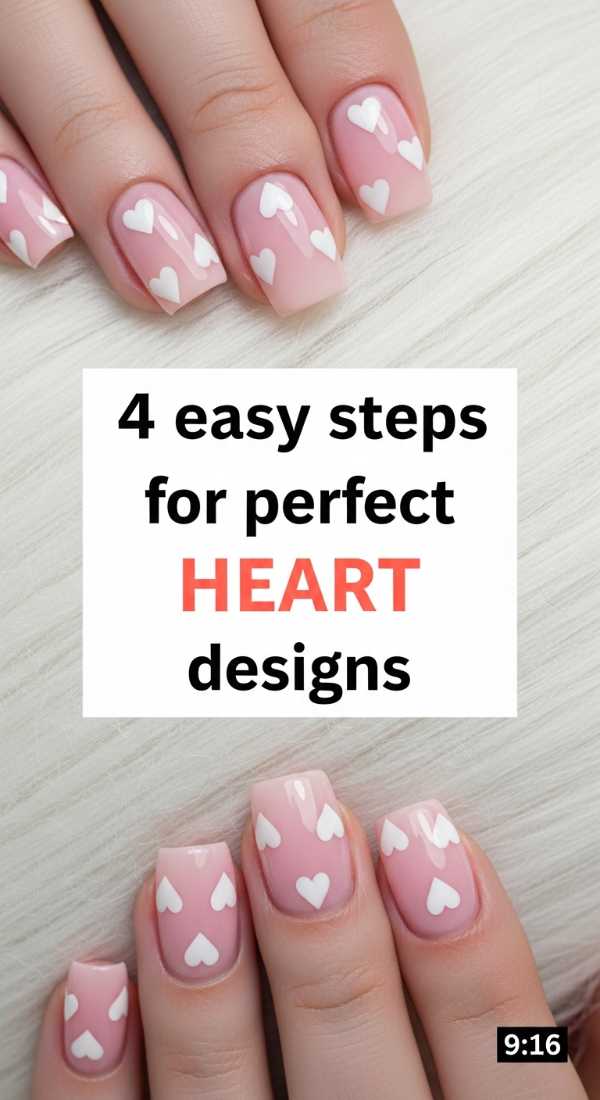 May Mani Magic: The Hottest Designs for Your Next Appointment 4 Easy Steps For Perfect Heart Designs 69fb975d685e7