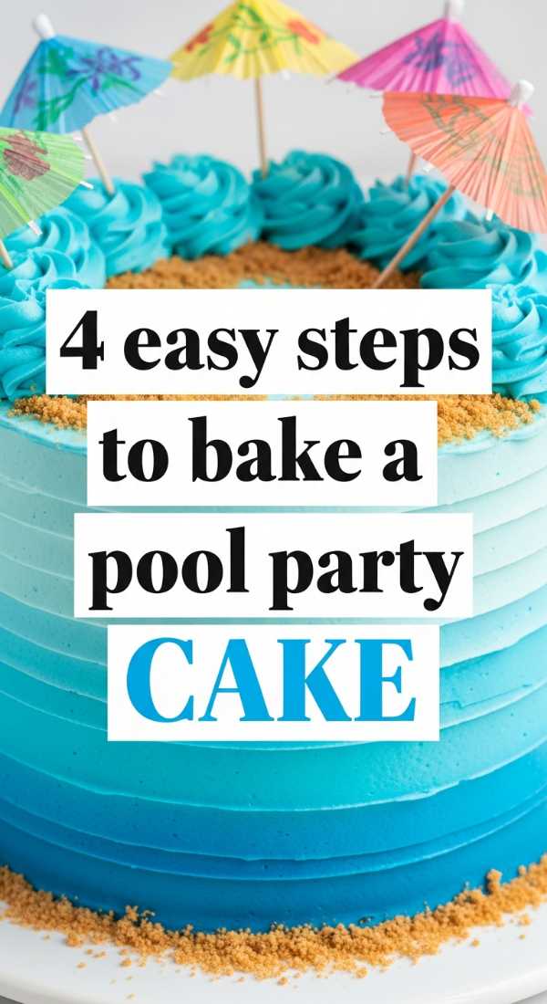 4 Easy Steps To Bake A Pool Party Cake 6a0def299381d