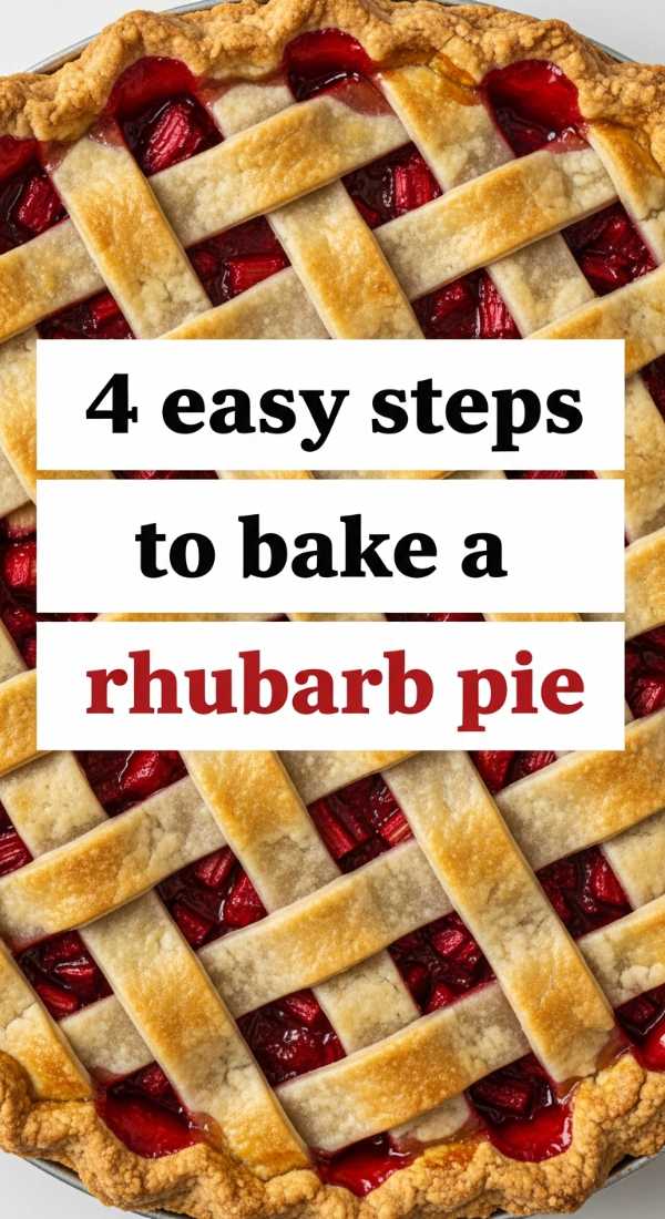 4 Easy Steps To Bake A Rhubarb Pie 6a06c212d52af