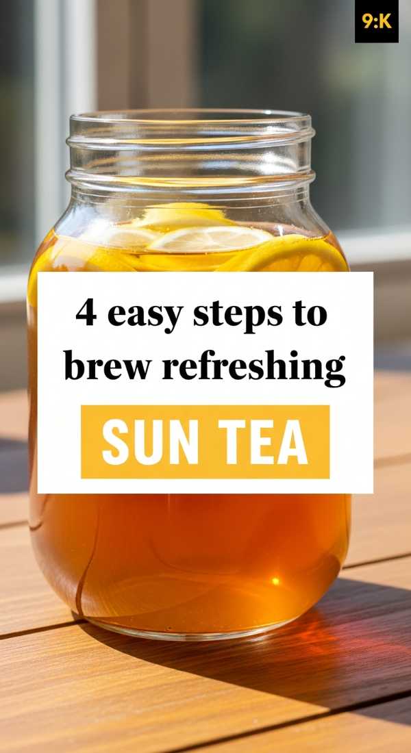 4 Easy Steps To Brew Refreshing Sun Tea 6a0016157a1ef