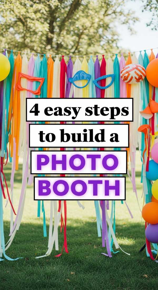 From Backyard to Bliss: How to Plan the Perfect Outdoor Bash 4 Easy Steps To Build A Photo Booth 6a0deefc60b4b