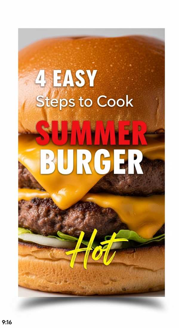4 Easy Steps To Cook Juicy Summer Burgers 6a044aed9a30e