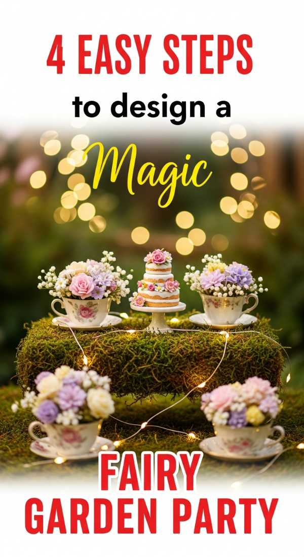 4 Easy Steps To Design A Fairy Garden Birthday Party 69fc2adf4dc5a