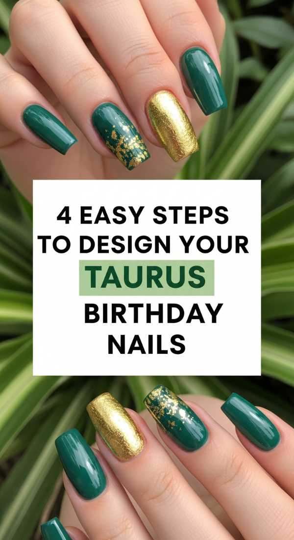 4 Easy Steps To Design Your Taurus Birthday Nails 6a05a541af7b1