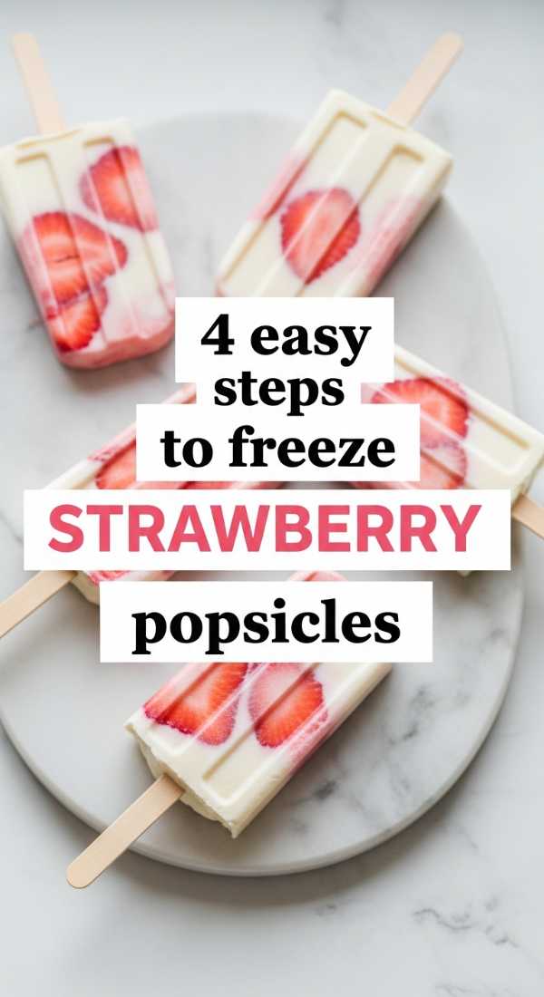 4 Easy Steps To Freeze Strawberry Popsicles 6a109534ac707