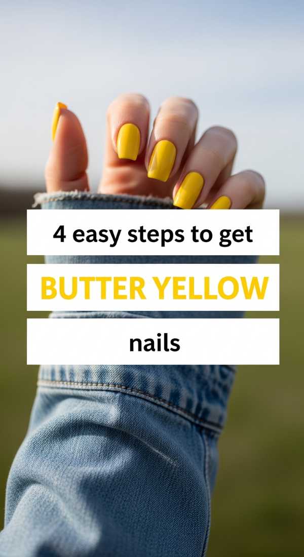 4 Easy Steps To Get Butter Yellow Nails 69fb987e04b4a