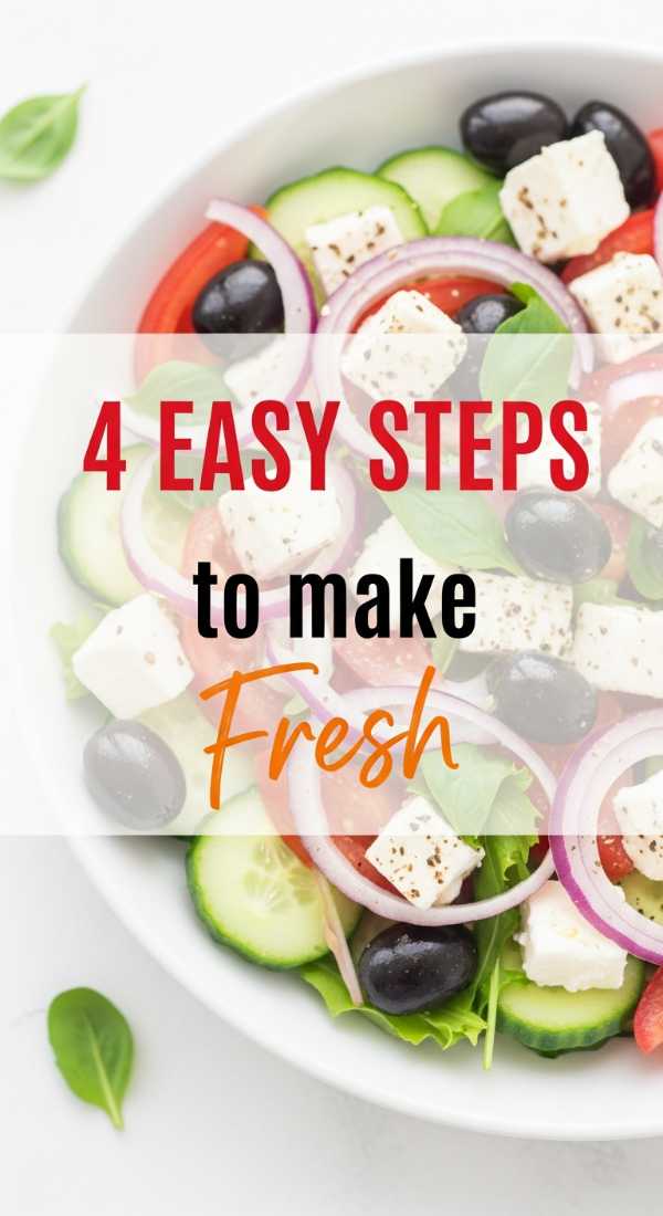 4 Easy Steps To Make Fresh Greek Salad 69fd78cecf007