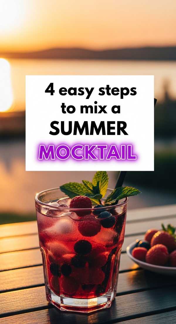 Sizzle and Chill: Your Definitive Guide to Summer Cooking 4 Easy Steps To Mix A Summer Mocktail 6a06bc7346ce6