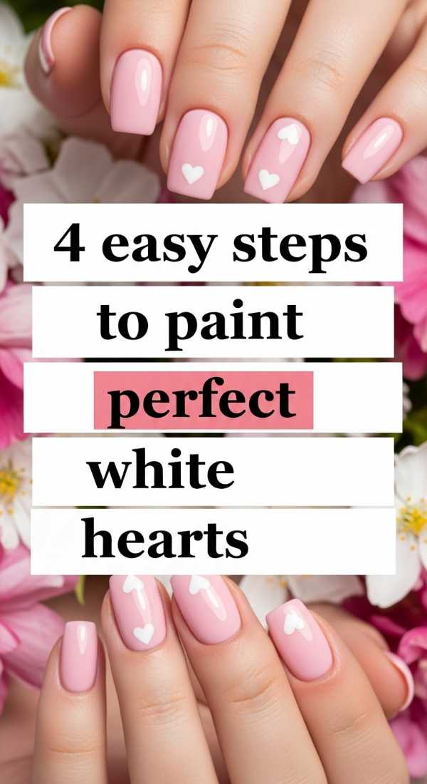 4 Easy Steps To Paint Perfect White Hearts 69fb976116683