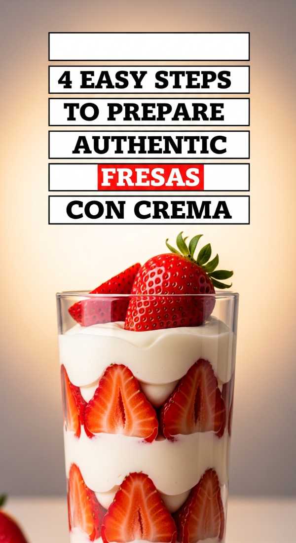 4 Easy Steps To Prepare Authentic Fresas Con Crema 6a06c3a466cd2