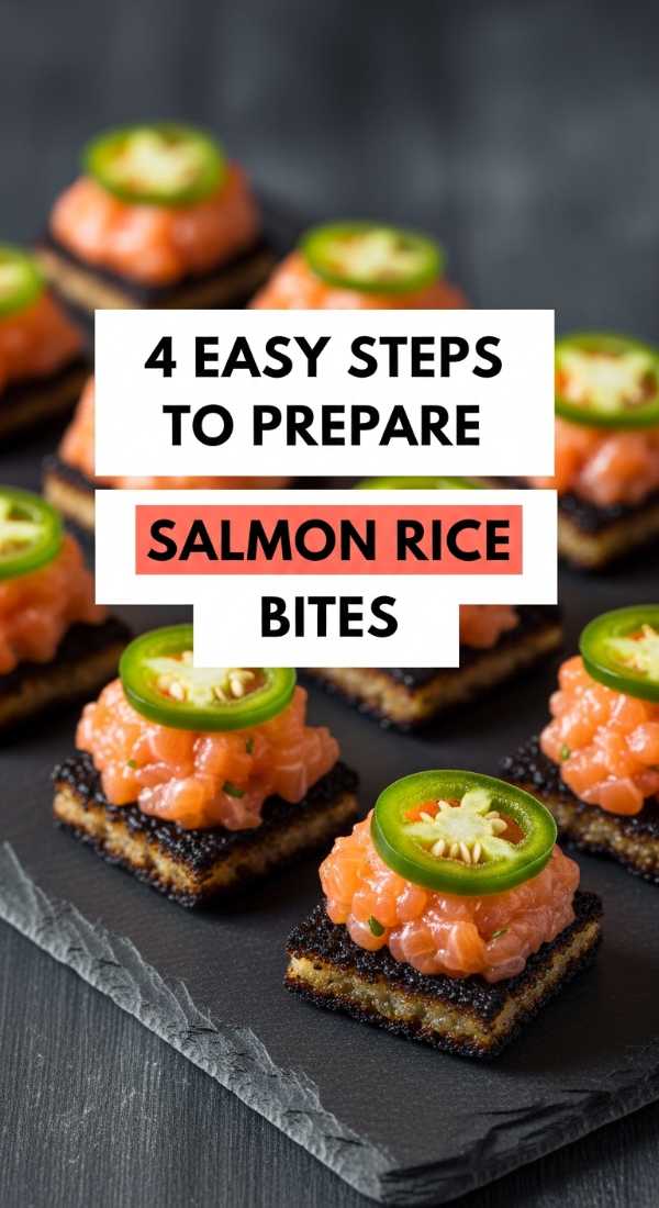 From Pantry to Plate: The Lazy Cook's Guide to Quick Dinners 4 Easy Steps To Prepare Salmon Rice Bites 6a0170c56e952