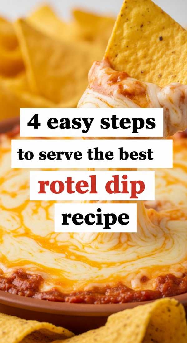 4 Easy Steps To Serve The Best Rotel Dip Recipe 6a041bf809e2e