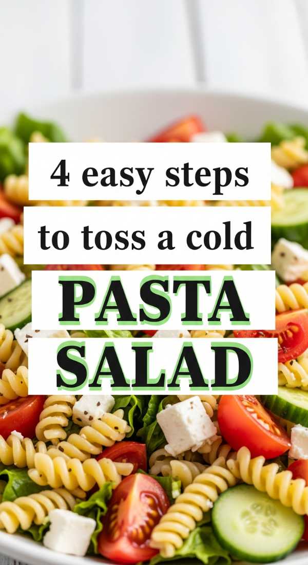 4 Easy Steps To Toss A Cold Pasta Salad 6a06e6c872782
