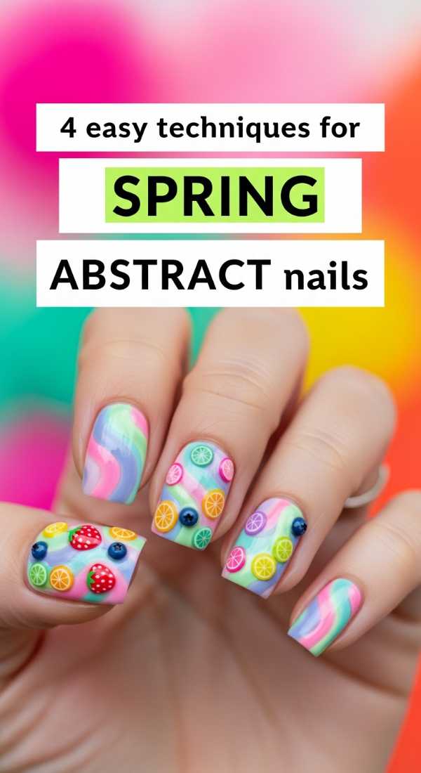4 Easy Techniques For Spring Abstract Nails 69ff5ab7d6816