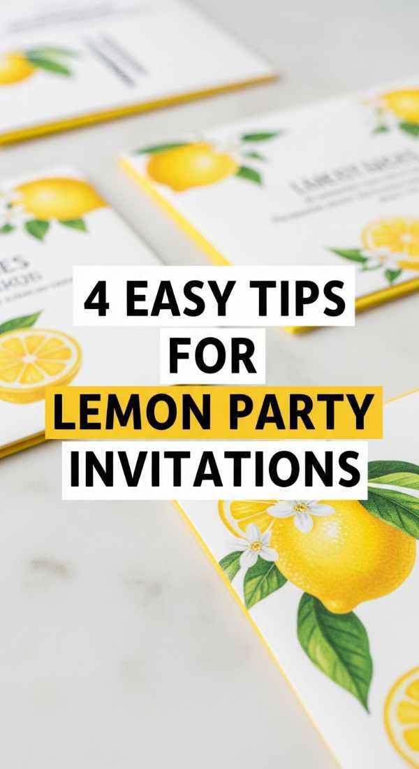 4 Easy Tips For Lemon Party Invitations 69f47eeab271d