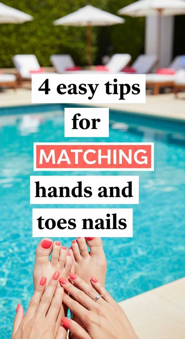 2026 Nail Goals: Next-Gen Inspiration and Step-by-Step Tutorials 4 Easy Tips For Matching Hands And Toes Nails 6a05a13cdc073