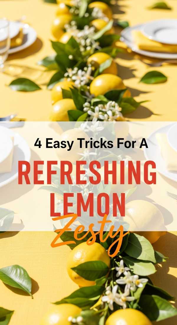 4 Easy Tricks For A Refreshing Lemon Party 6a0d98cba2ccb