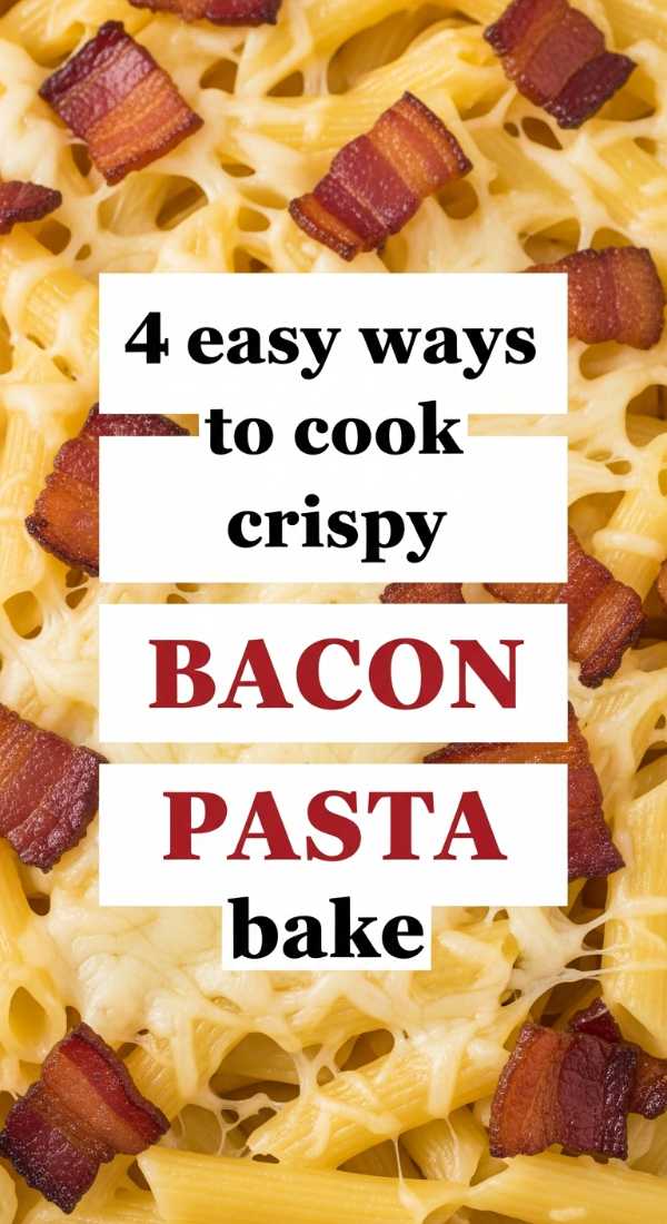 4 Easy Ways To Cook Crispy Bacon Pasta Bake 6a04225d561eb