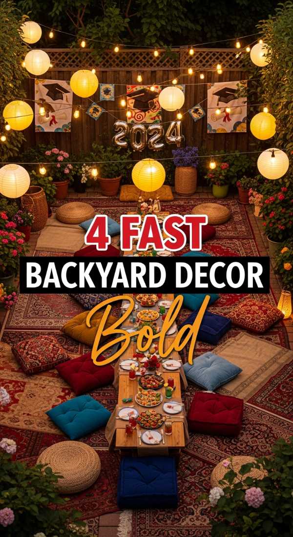 4 Easy Ways To Decorate Your Backyard For Graduation 69f478e885700