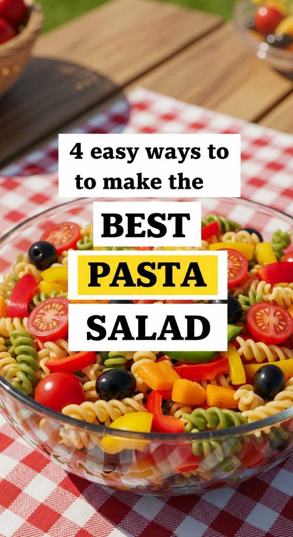 4 Easy Ways To Make The Best Pasta Salad 6a109517d3f35