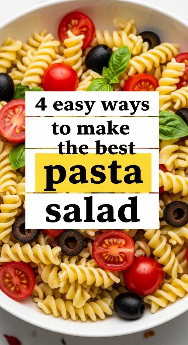 4 Easy Ways To Make The Best Pasta Salad 6a109544641be