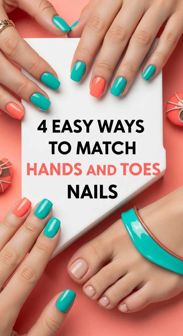 4 Easy Ways To Match Hands And Toes Nails 6a05a6fbc3048