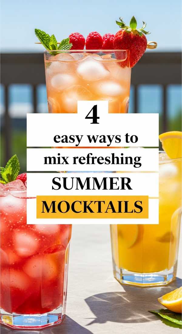 4 Easy Ways To Mix Refreshing Summer Mocktails 6a06c54cccb1a
