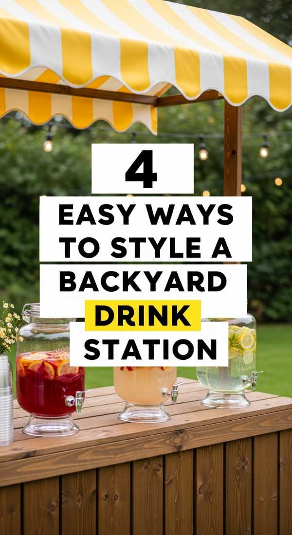 4 Easy Ways To Style A Backyard Drink Station 69f5dca77a28d