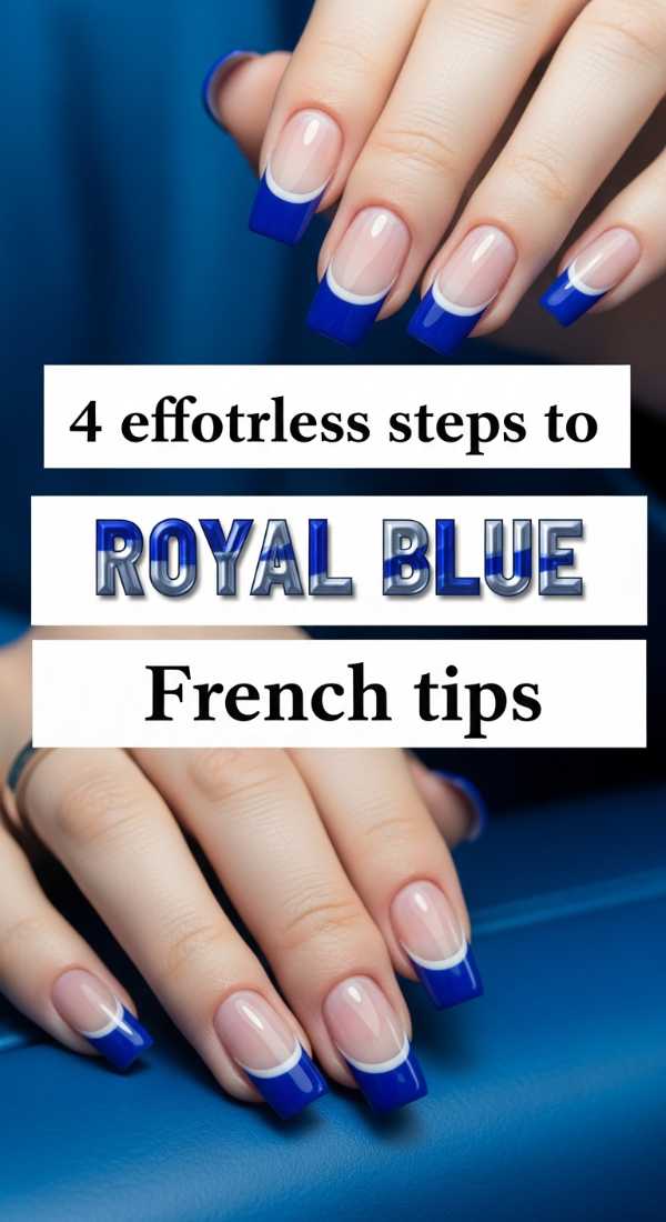 4 Effortless Steps To Royal Blue French Tips 69fc7f5c0f5b8