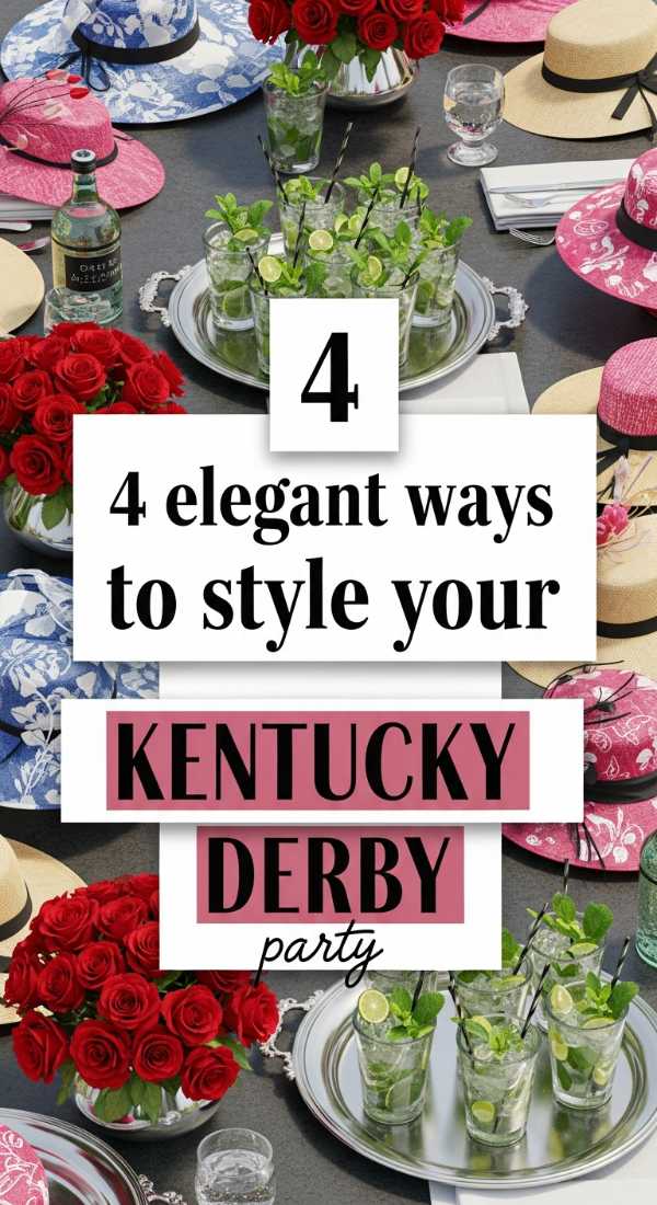 4 Elegant Ways To Style Your Kentucky Derby Party 69fc2d707c272