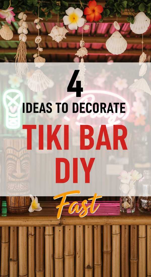 4 Fast Diy Ideas To Decorate Your Tiki Bar 6a189faea9354