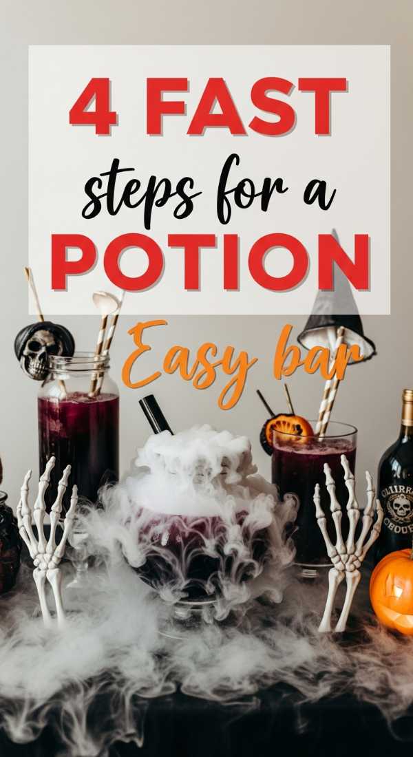4 Fast Steps To Create A Bubbling Potion Bar 69f478f38d6e0