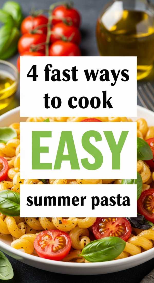 4 Fast Ways To Cook Easy Summer Pasta 6a109f22ccbb6