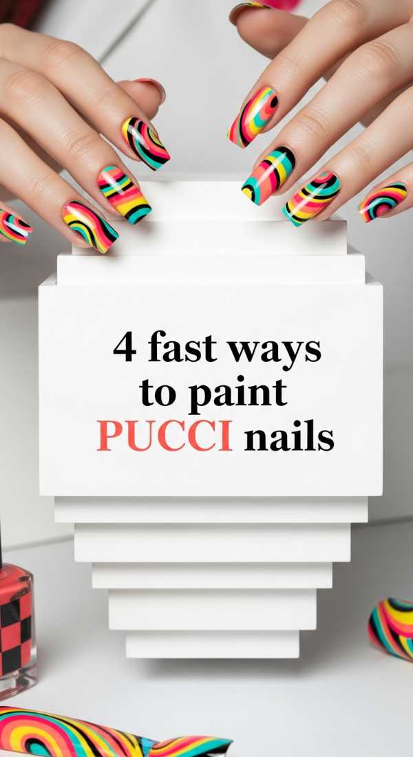4 Fast Ways To Paint Pucci Nails 6a05a3dfc78ce