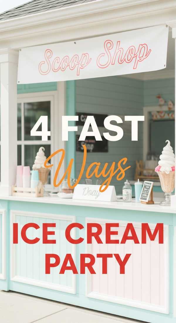 Party Under the Stars: Your Go-To Outdoor Celebration Board 4 Fast Ways To Set Up Ice Cream Party Decor 6a157c954af93