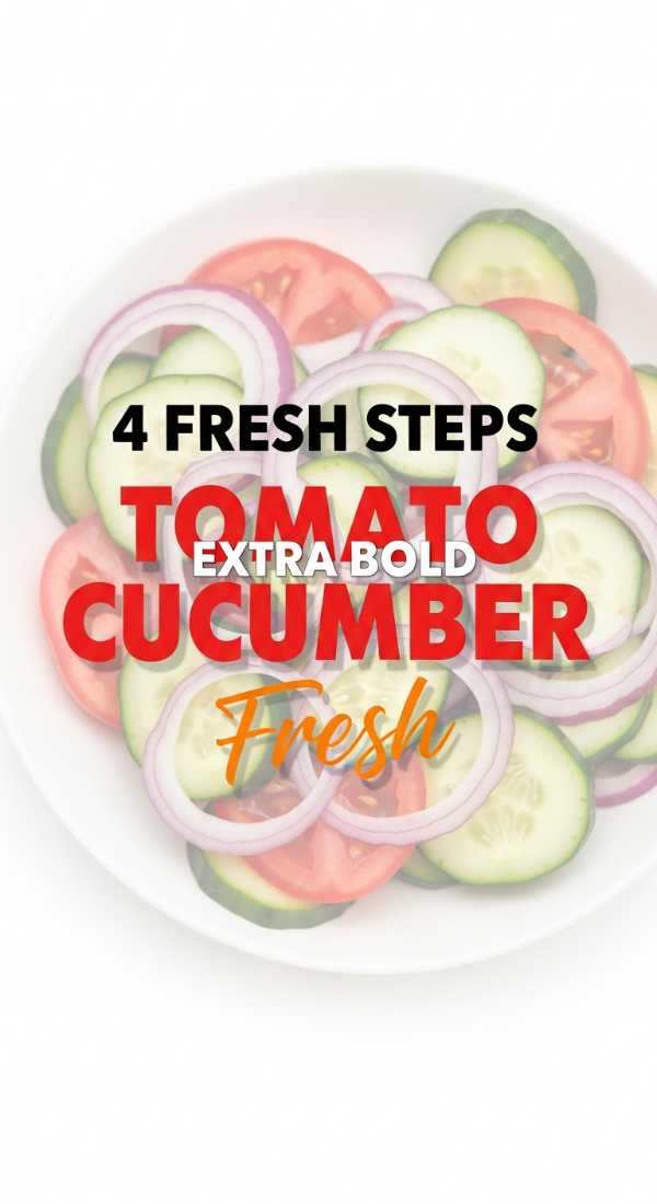 4 Fresh Steps For Tomato Cucumber Salad Recipe 6a045a8b03f4d