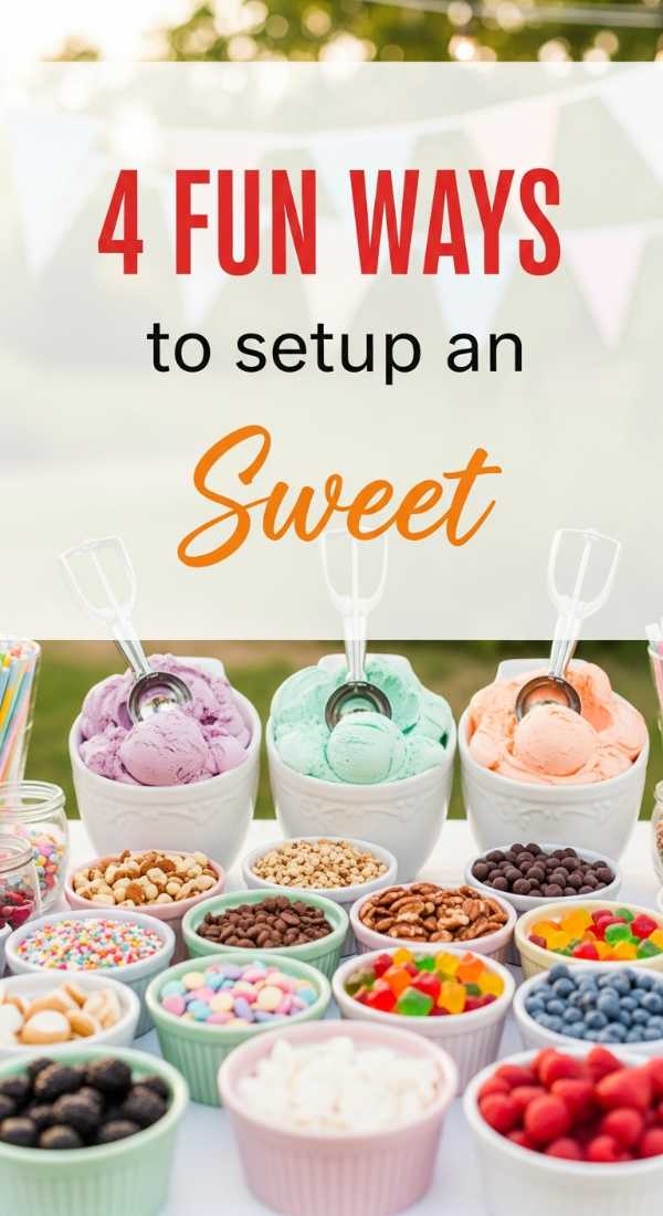 4 Fun Ways To Setup An Ice Cream Station 6a157c9bba08c