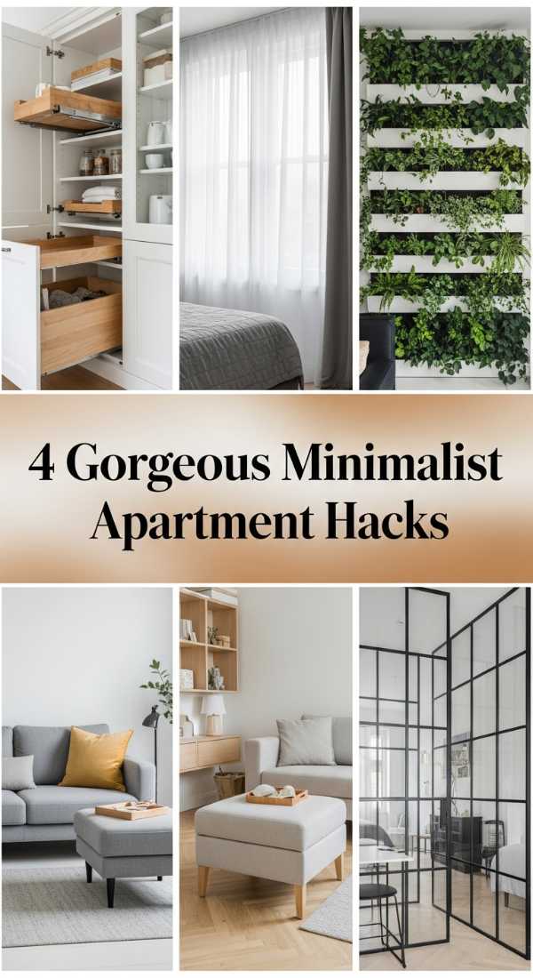 4 Gorgeous Minimalist Apartment Hacks 6a1b229a70d8b