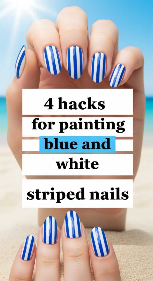 4 Hacks For Painting Blue And White Striped Nails 69f4c32ad3203