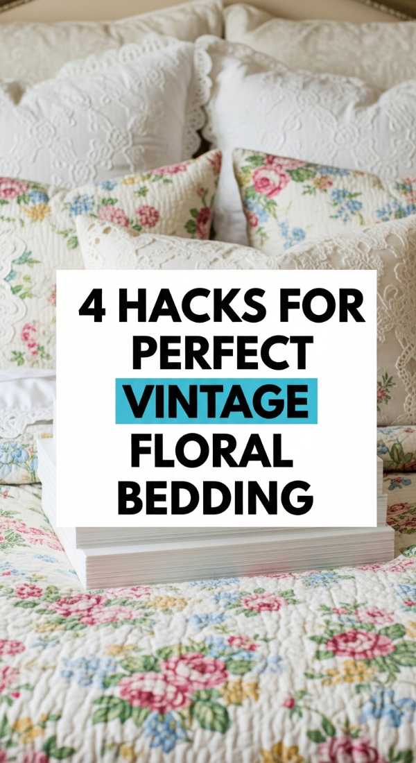 4 Hacks For Perfect Vintage Floral Bedding 69fdc28c851ba