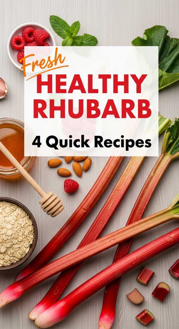 4 Healthy Rhubarb Recipes To Try This Spring 69fd74298da2f