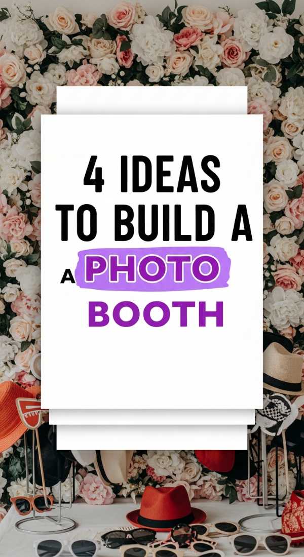 4 Ideas To Build A Photo Booth 6a021b206addd