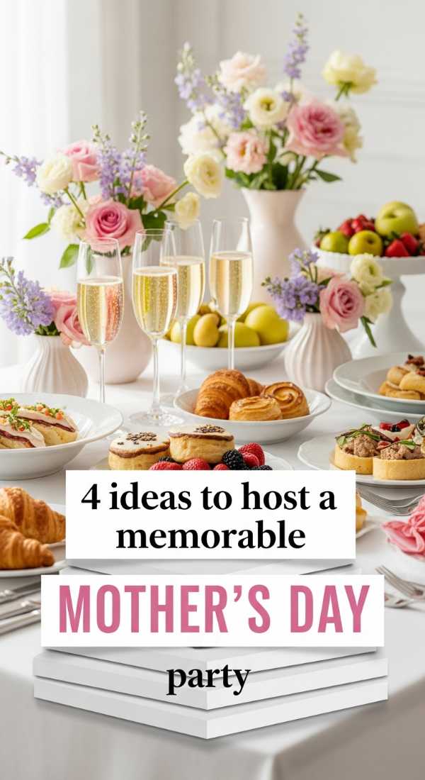 4 Ideas To Host A Memorable Mothers Day Party 69fc2d65ad579