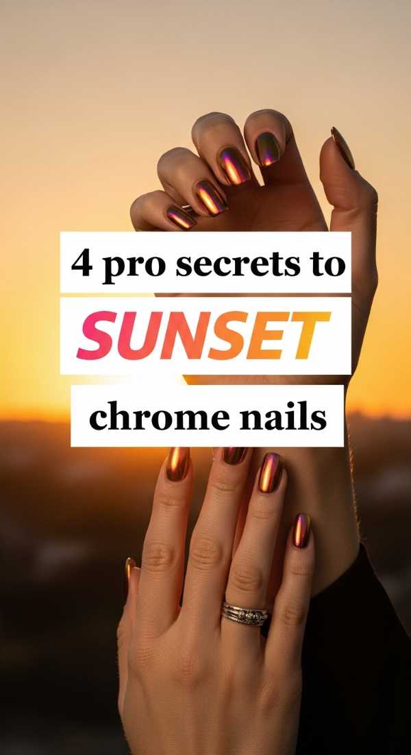 4 Pro Secrets To Sunset Chrome Nails 6a0599867530e
